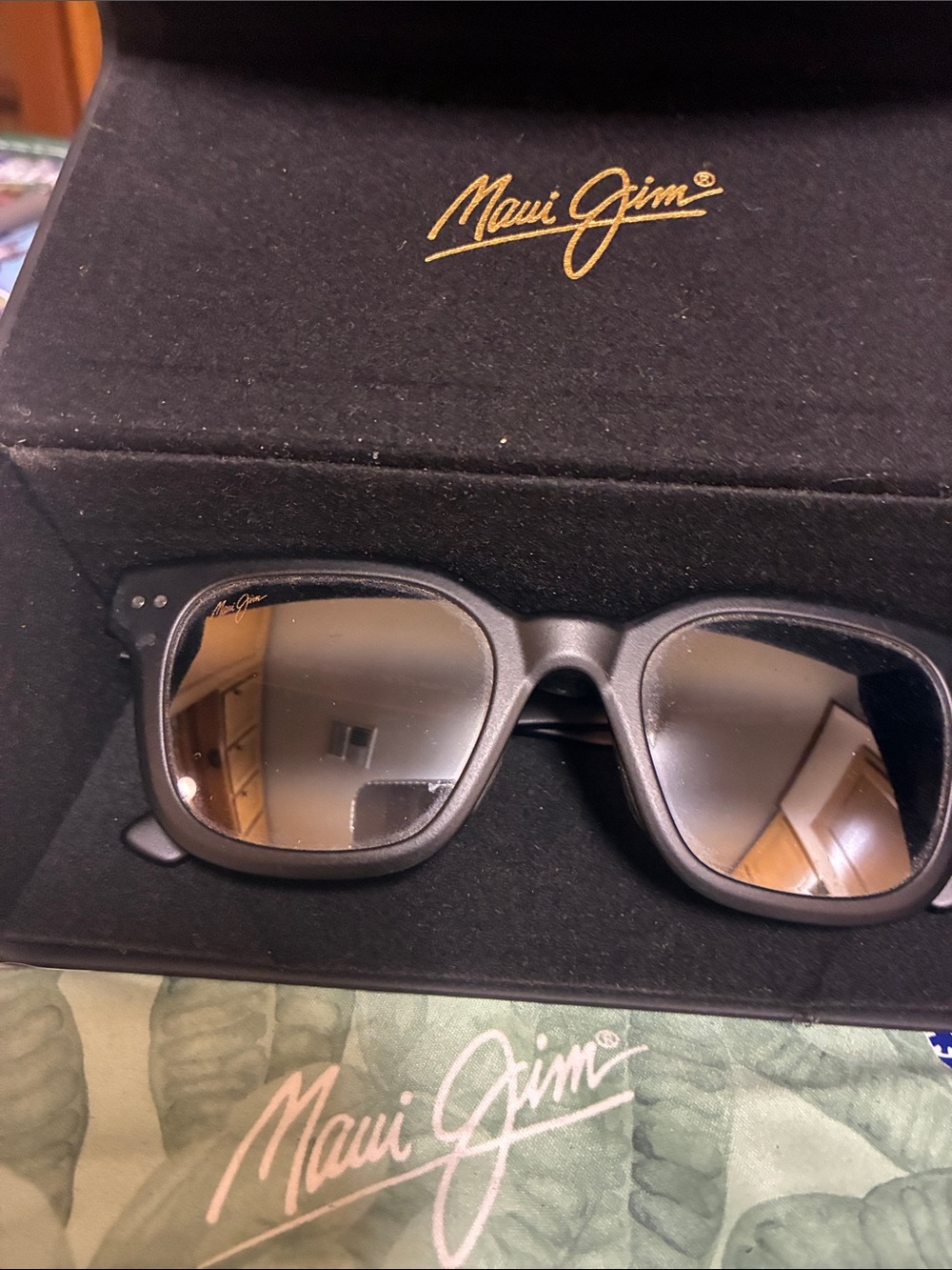 Maui Jim Black Shore Break Polarized Sunglasses